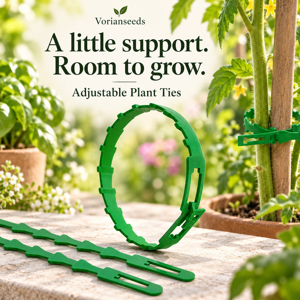 Adjustable Plant Ties – Reusable Support Straps for Stems & Vines