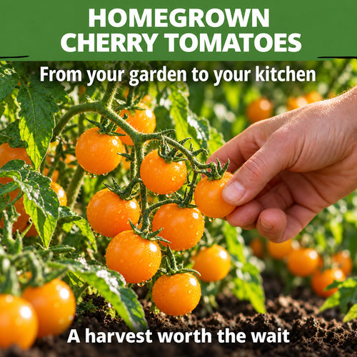 Golden Cherry Tomato Seeds – Grow Your Own Golden-Orange Tomatoes