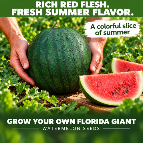 Florida Giant Watermelon Seeds – Large Melons with Sweet Red Flesh