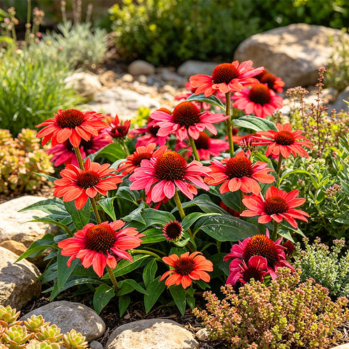 Coneflower Seeds - Deep Red