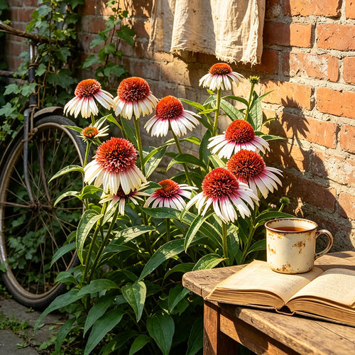 Coneflower Seeds - Double Pink & White